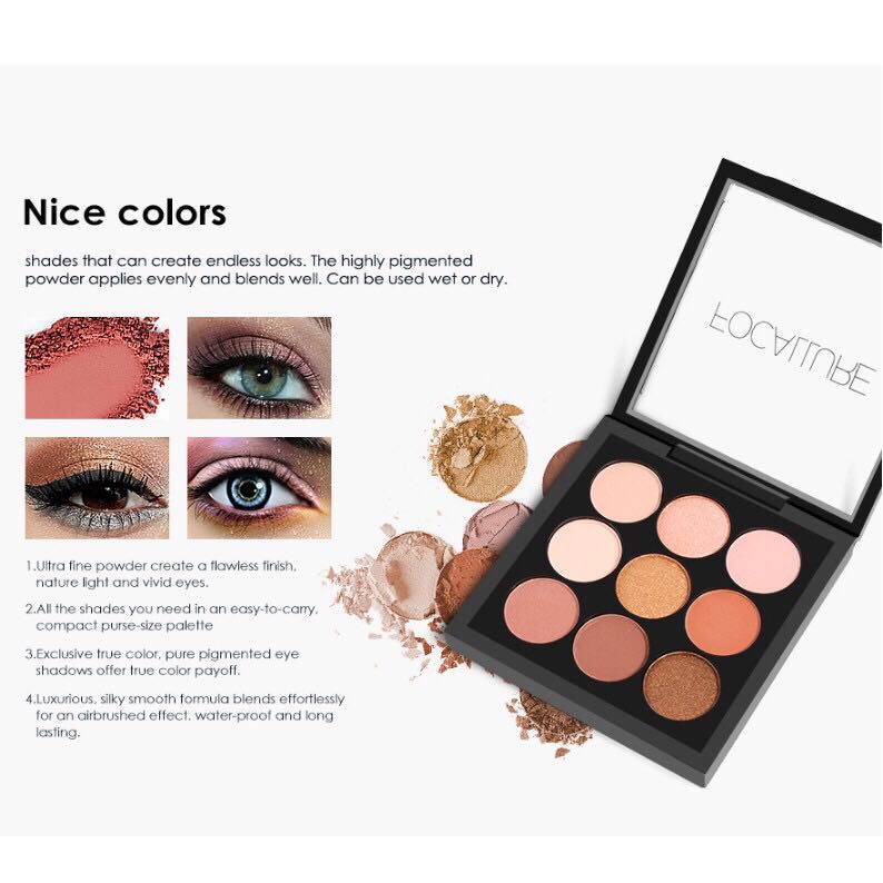 FOCALLURE Nine Colors Eye Shadow FA36