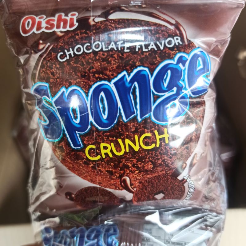 

Sponge Oishi Rasa Cokelat Crunch Makanan Ringan Isi 20 Pcs