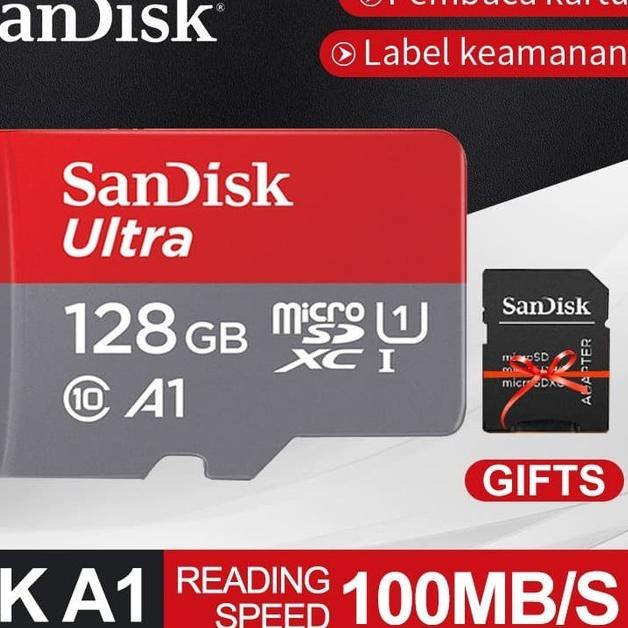 SanDisk Ultra 32GB/64GB/128GB Kartu Memori Memory Card Microsd - 32GB - 32 gb