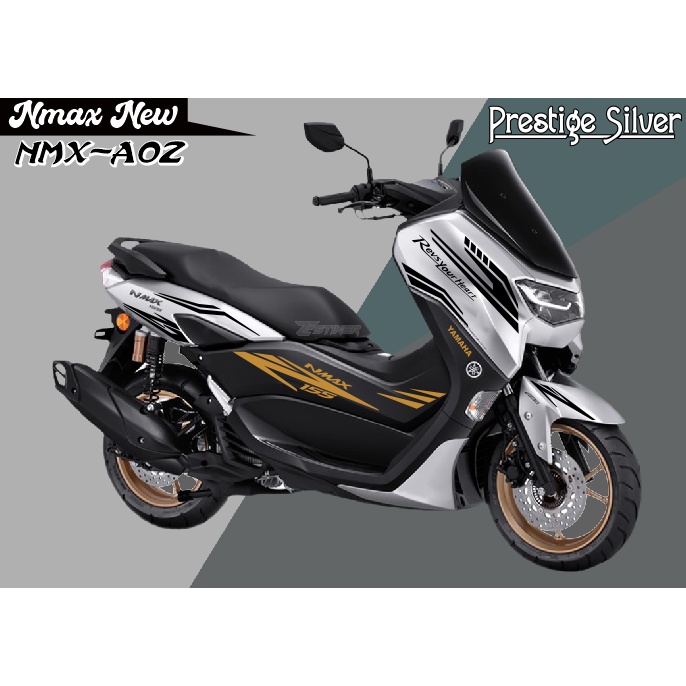 AA CUTTING STIKER NMAX NEW PRESTIGE SILVER CODE NMX-A02 | CUTTING STICKER NMAX