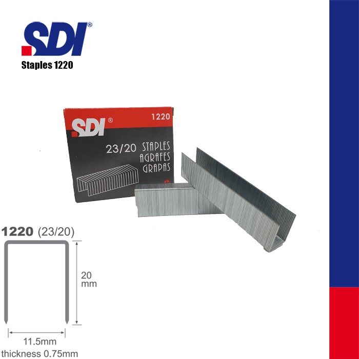 

SDI Staples 23/20 / Isi Staples 1220 1 box