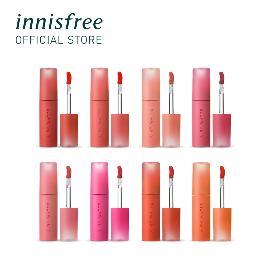 Innisfree Airy Matte Tint - Liquid Matte Lembut dan Tahan Lama