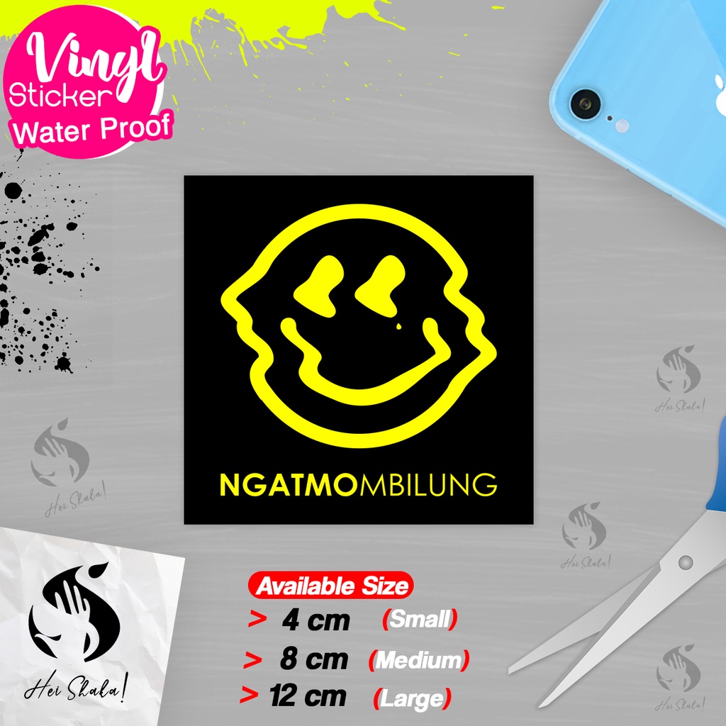 

Stiker Ngatmombilung Sticker Vinyl Band Jawa Satuan Bahan Anti Air
