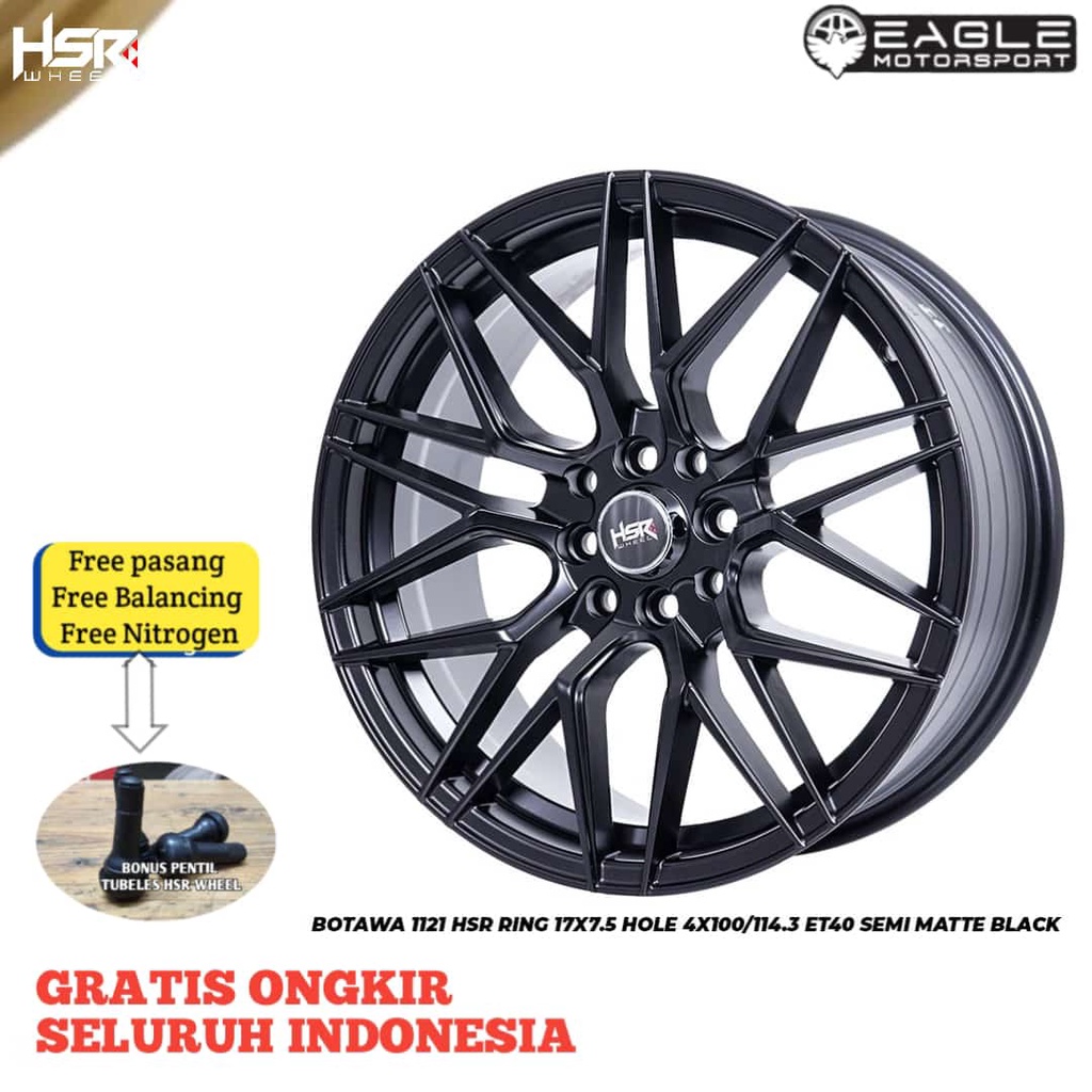 EAGLE || VELG MOBIL R17 RING 17 HSR BOTAWA FC PELEK MOBIL AVANZA XENIA AGYA MOBILIO
