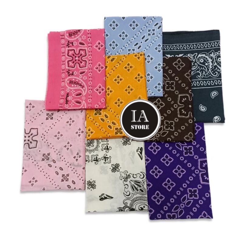 Slayer Batik Masker Sapu Tangan Bandana Murah Isi 15pcs