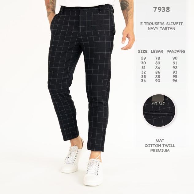 Celana Panjang Pria / Celana Kotak Kotak