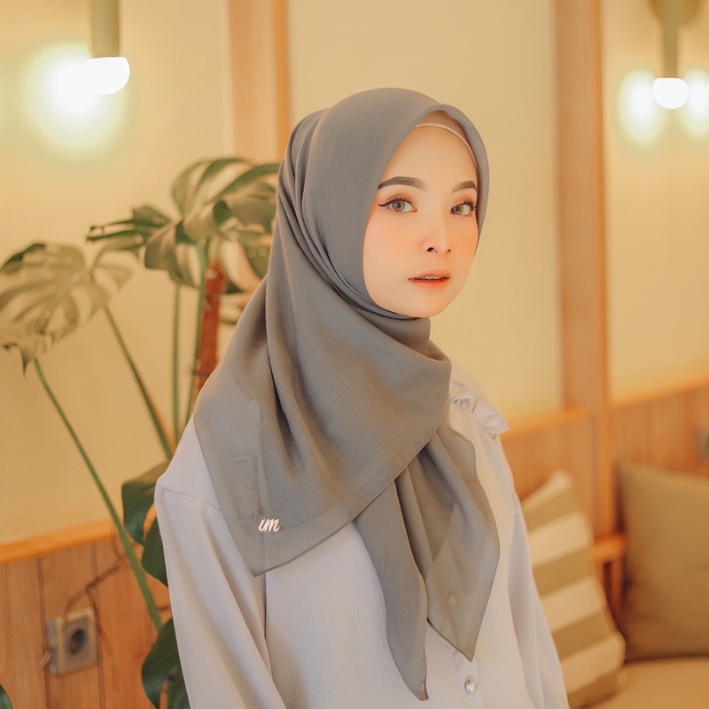 Kerudung Polos Segi Empat Paris Ori By Umama