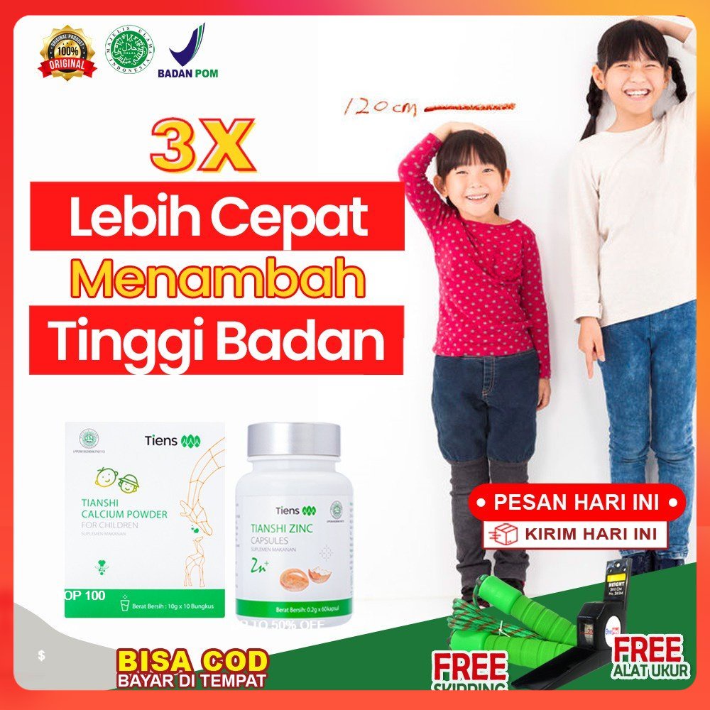 SUSU TIENS PENINGGI BADAN ANAK UMUR USIA 1 2 3 4 5 6 7 8 9 10 11 12 TAHUN ORIGINAL TIANSHI SUPER NUT