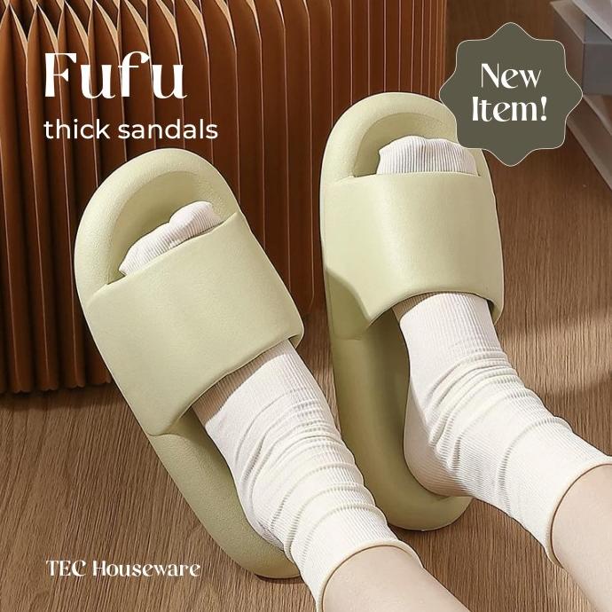 TECFUFU Sandal EVA Bantal Empuk Rumah Berkualitas Nyaman Unisex