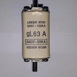 NH Fuse Linder NT00 16,20,25,32,40,50,63,80,100,125,160 Ampere