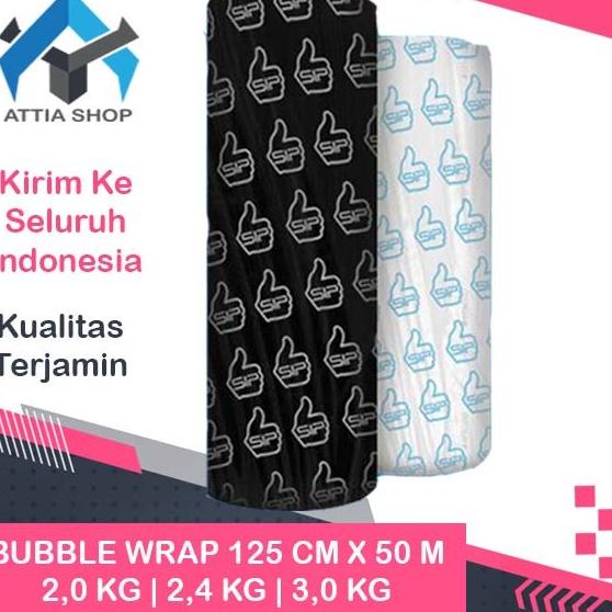 

BUBBLE WRAP 125 CM X 50 M - SIP 2,0 KG, Bening