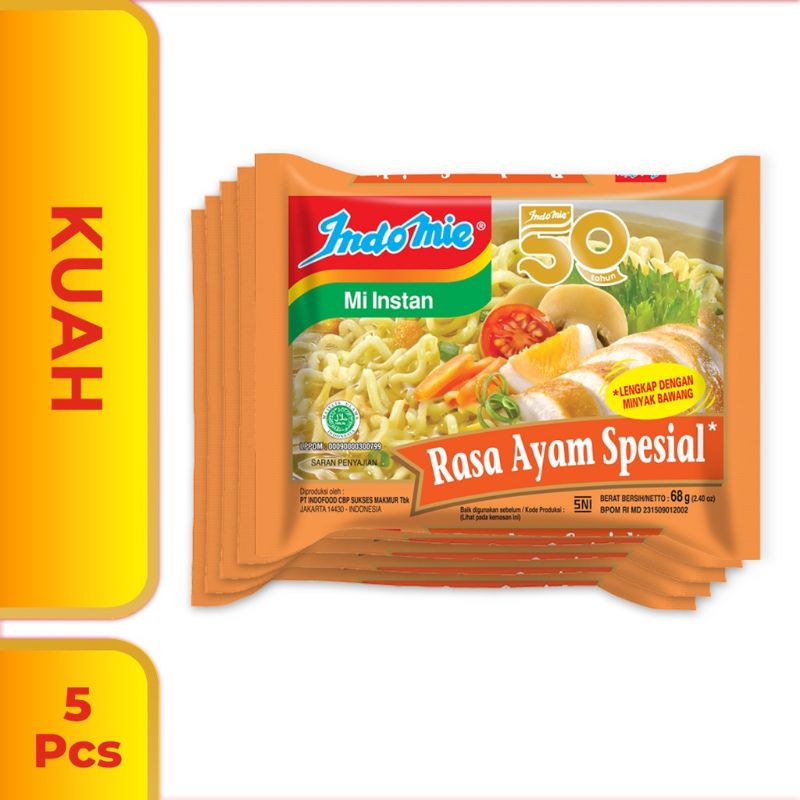 

Indomie kuah rasa ayam special||paket hemat