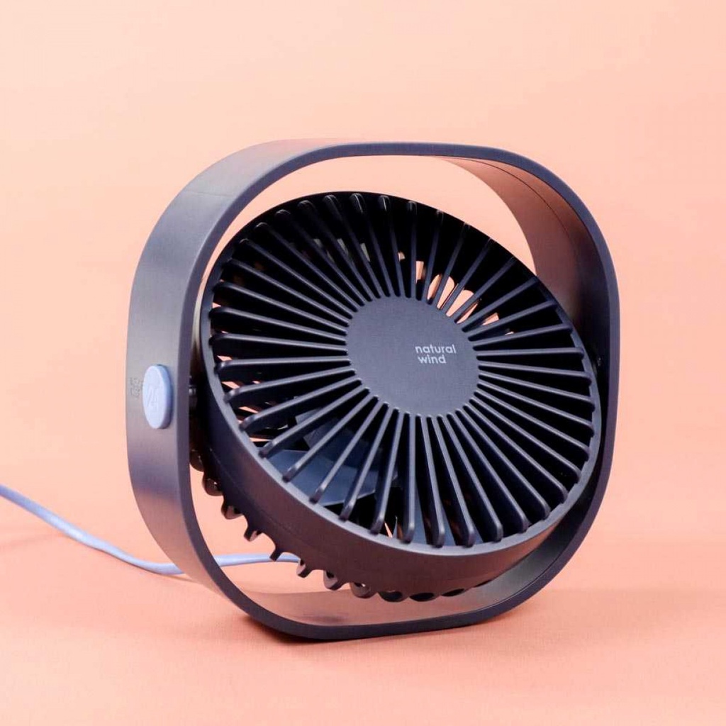 Kipas Angin Meja Mini Portabel Fan USB Power 3 Speed Adjustable