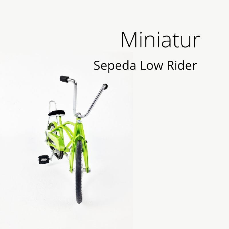 Miniatur Sepeda Lowrider - Miniatur Sepeda - Miniatur Sepeda Custom - Sepeda antik- Sepeda Classic -