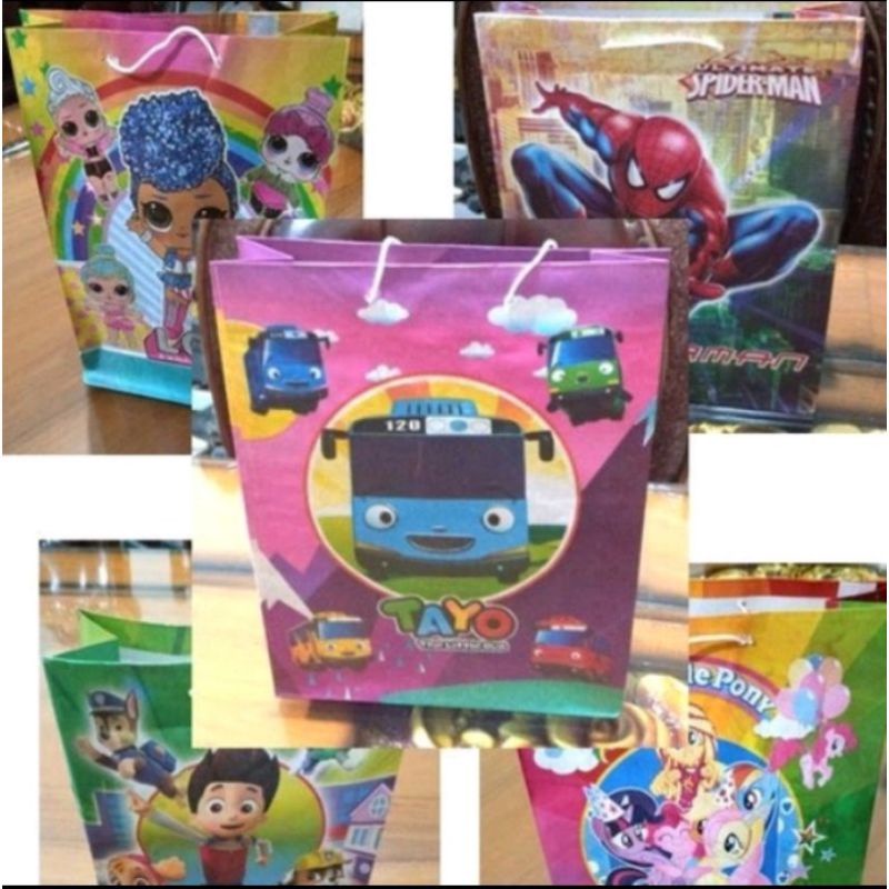

paper bag snack / Bingkisan Ultah isi 10pcs (ukuran jumbo)