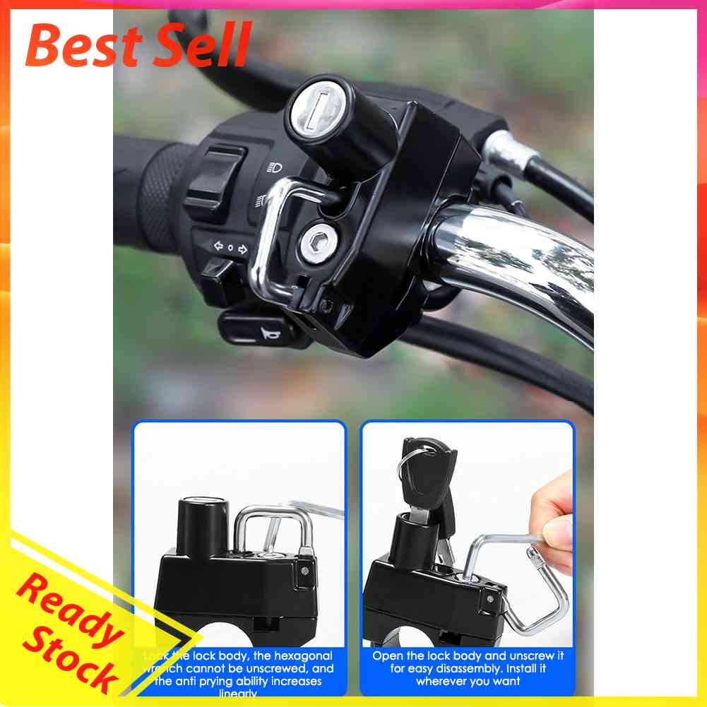 Kunci Sepeda / Skuter Elektrik Universal Ringan Anti Maling