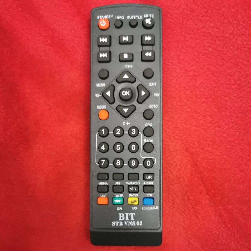 Remote STB Set Top Box Multi Matrix Luby Pioline Evercoss Wellhome dll