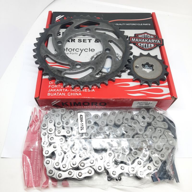 GEARSET GIRSET GEAR SET GIR SET CHAINKIT JUPITER MX