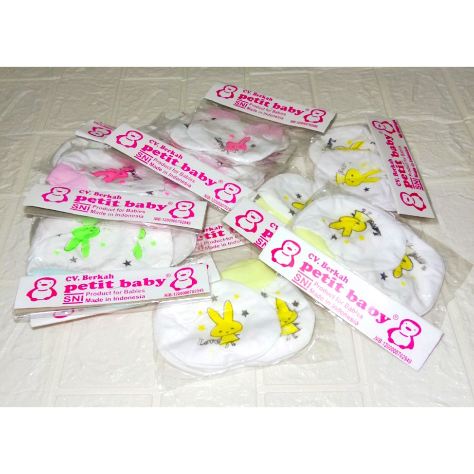 Sarung Tangan Dan Kaos Kaki Bayi Isi 3 Set Petit Baby