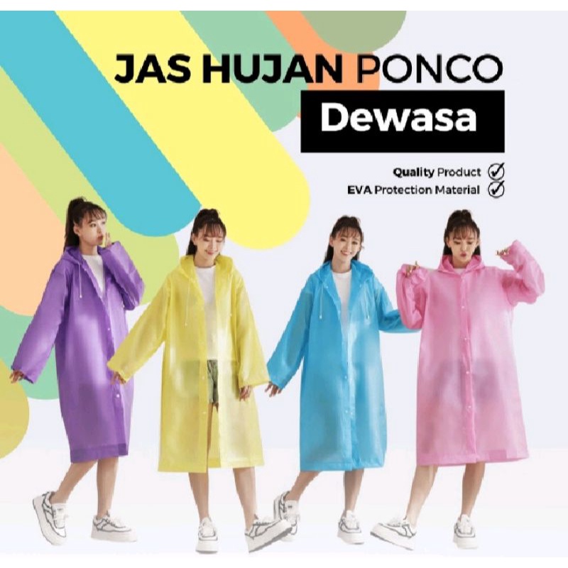 Jas Hujan Ponco Tebal > Jas Hujan > Baju Hujan