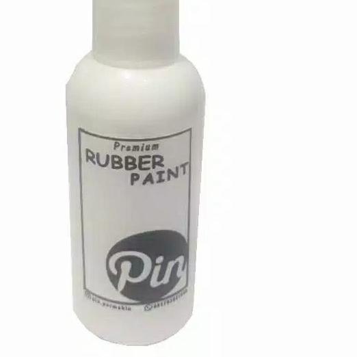 Pin Rubber Paint 60ml - Cat Karet Untuk Sol Sepatu - Putih