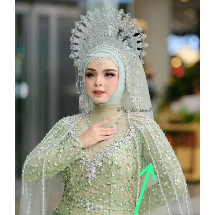 slayer pengantin JUBAH/slayer jubah pengantin/slayer kebaya pengantin