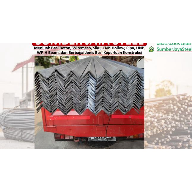 Besi Siku 4 cm x 4 cm x 6 M - Std