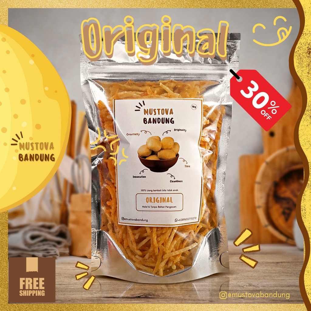 

MUSTOFA KENTANG/ORIGINAL/CAMILAN/KENTANG/MAKAN/OLEH OLEH/JAJANAN/KHAS BANDUNG