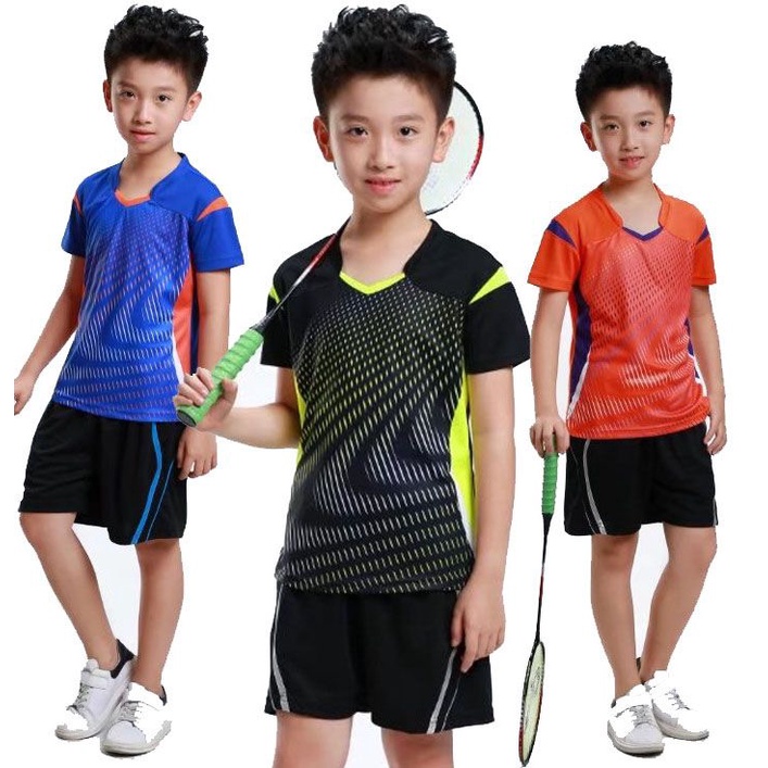 Kaos Jersey Badminton Anak, Custom Design HOT TOPIC