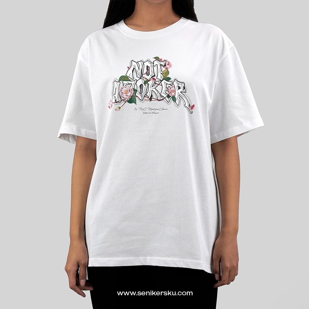 RIC Ricky Is Clown Not a Joker White Tee