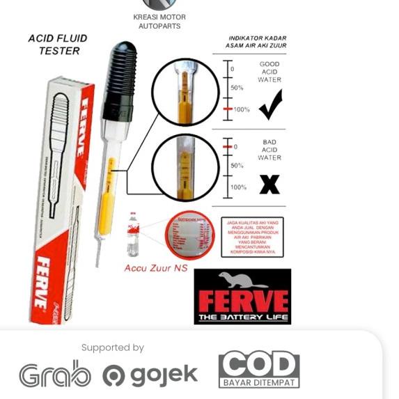 FERVE F-425 C HYDROMETER / ALAT PENGUKUR KADAR AIR AKI ZUUR