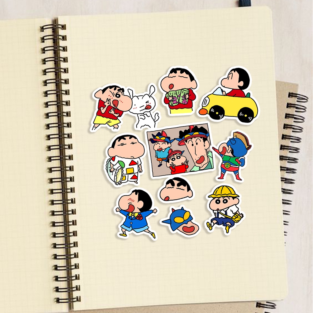 

Sticker Series Shinchan Aesthetic Stiker Waterproof (10pcs)