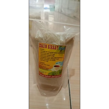 

Jamu bubuk DAUN SIRSAT instan tanpa bahan pengawet 250gr (1/4kg)