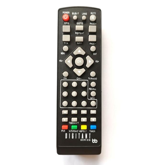 Promo Remot Remote Stb Luby Dvb T2 - 01 / Set Top Box Receiver Luby T2 - 02