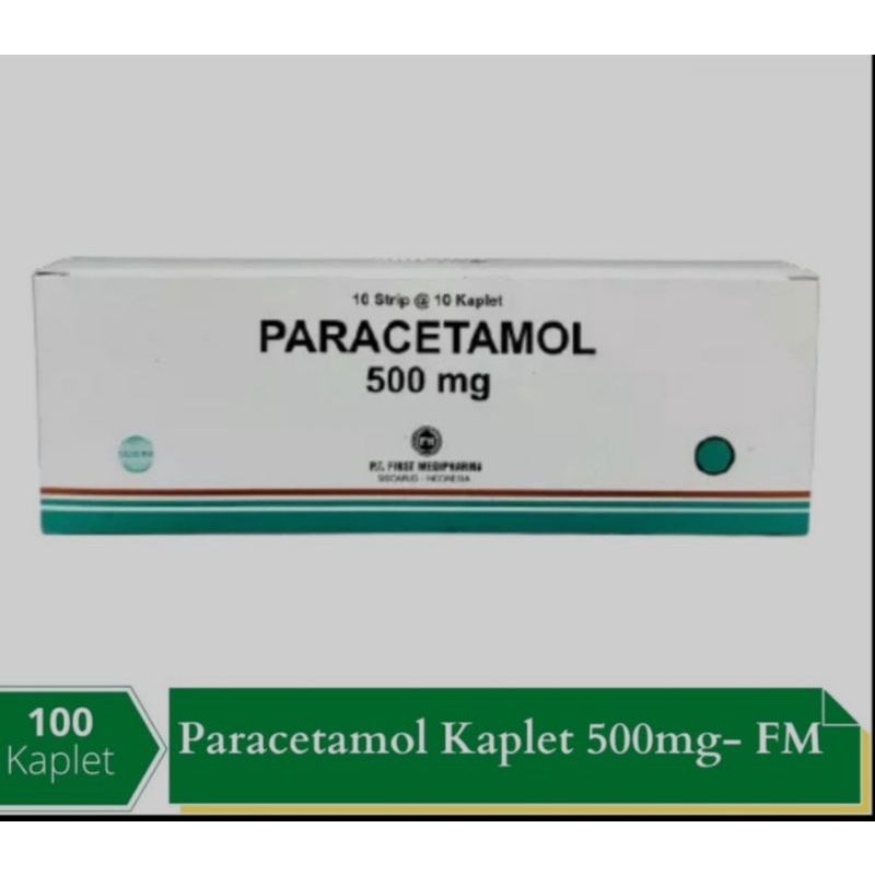 Paracetamol Tablet FM - First Mediparma - Box