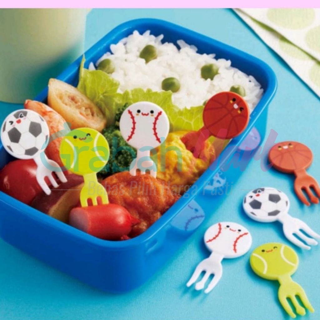 Food Pick Karakter / Tusukan Bento Karakter / Hiasan Bekal Anak / Garpu Kue