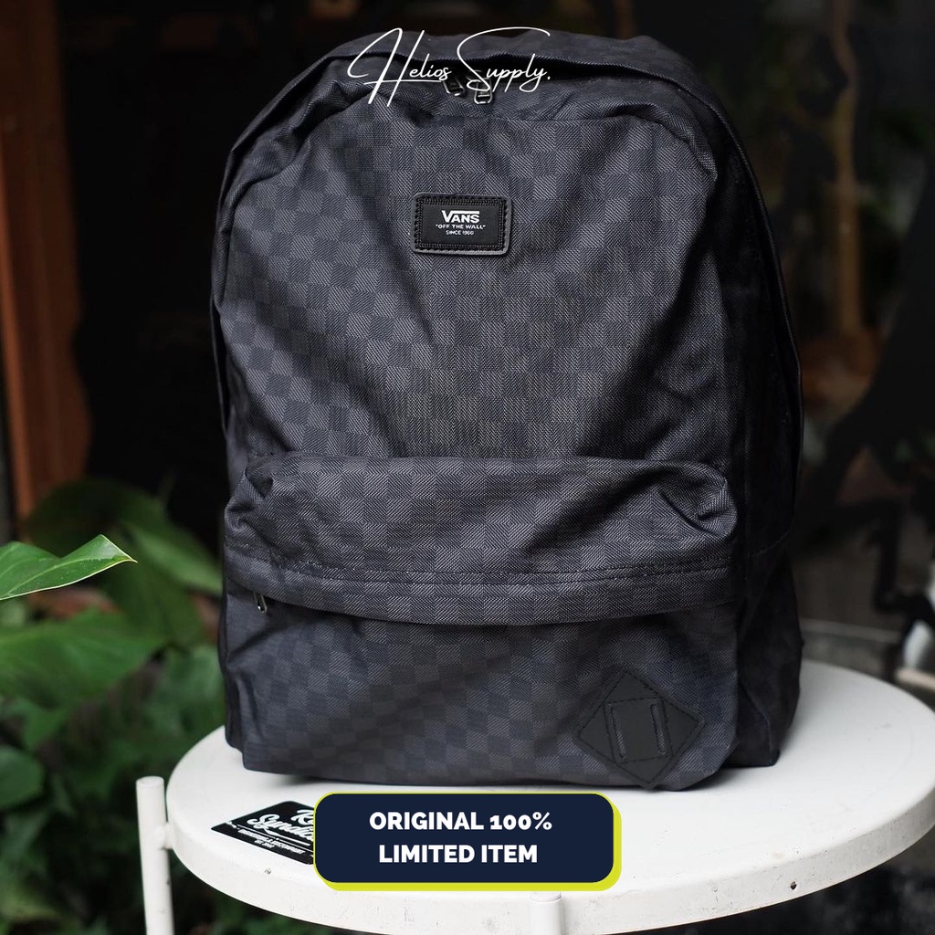 TAS VANS CHECKERBOARD BLACK PEWTER ORIGINAL