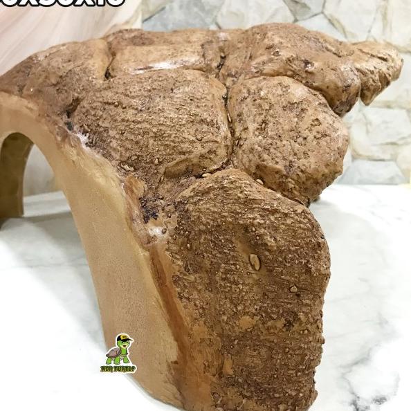 CORNER CAVE V1 HIDING CAVE RUMAH TORTO SULCATA PARDALIS BALLPYTHOON