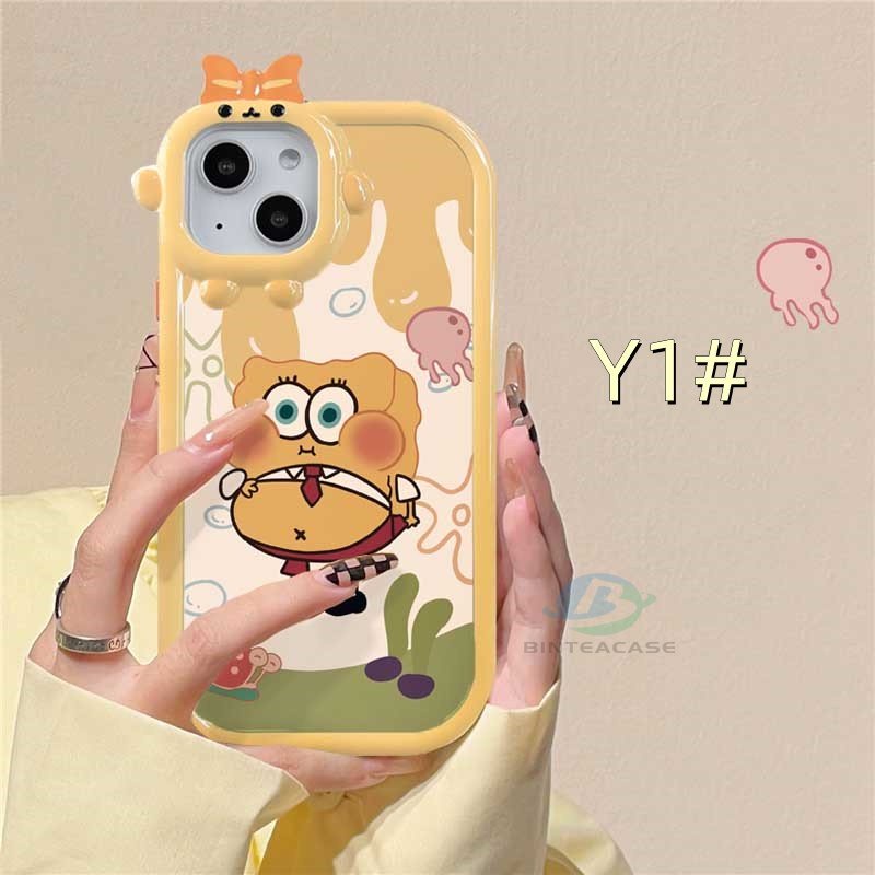 Case Motif Spongebob Dan Patrick Untuk IPhone 14 Pro Max / 13 Pro Max / 11 / 12 / Xr / XS / 6 / 6S / 7 / 8plus