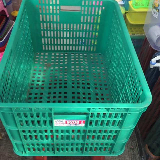 

Box Container 9206 L Atari Green Leaf Mirip Keranjang Hanata 2003