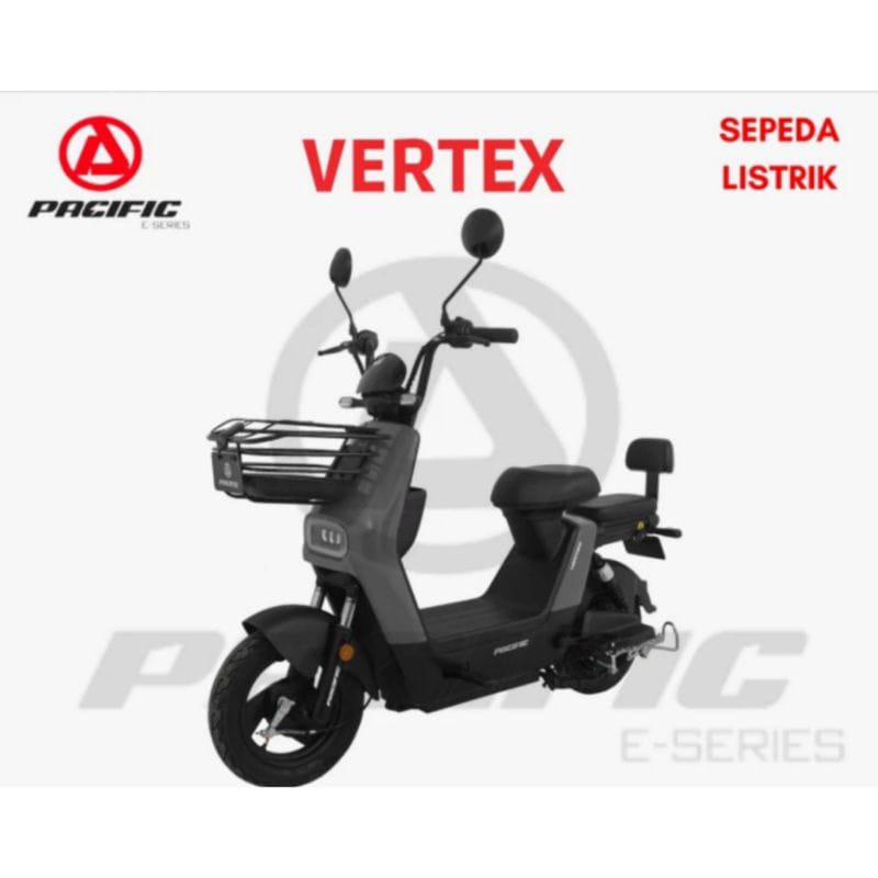 SEPEDA LISTRIK E-BIKE PACIFIC VERTEX GARANSI RESMI + SEPEDA LISTRIK DEWASA , sepeda listrik murah