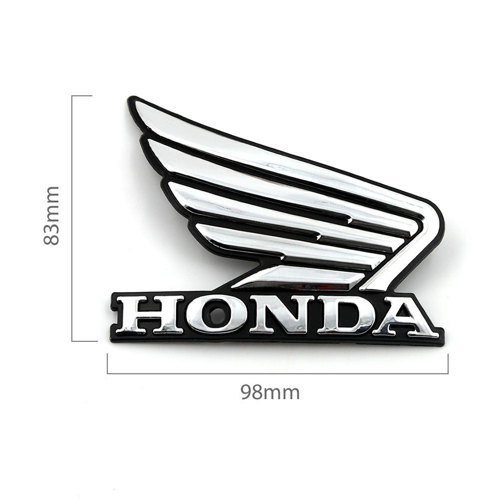 blem motor ( wing) Sayap honda 3D tebal kaku Sticker Logo Emblem Honda untuk Mobil Honda 2 pcs  (Left + Right)