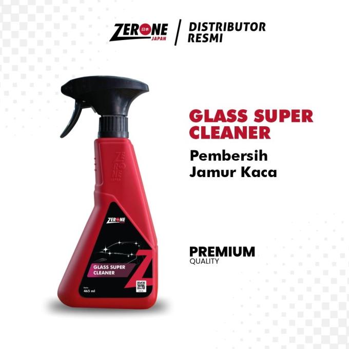 2 Botol Glass Super Cleaner ZERONE JAPAN Pembersih Kerak Kaca Mobil