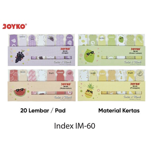 

Joyko Index & Memo IM-60 FRUIT