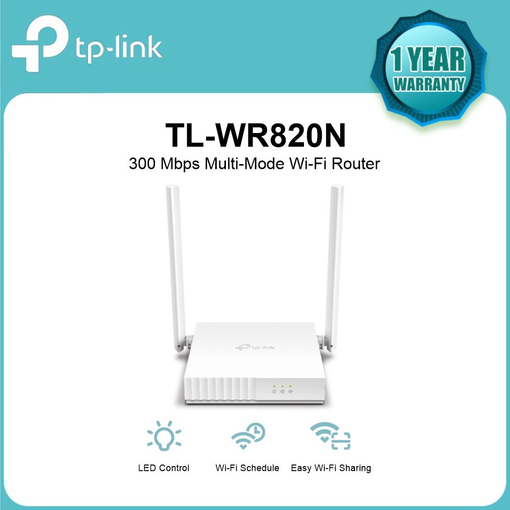 TP-LINK TL-WR820N 300Mbps Wireless N Speed Router Garansi Asli