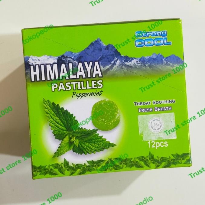 

TERBARU permen himalaya pastilles peppermint 1 box isi 12 sachet /PERMEN LUNAK/PERMEN VIRAL/PERMEN MILO/PERMEN YUPI/PERMEN JADUL/PERMEN KARET