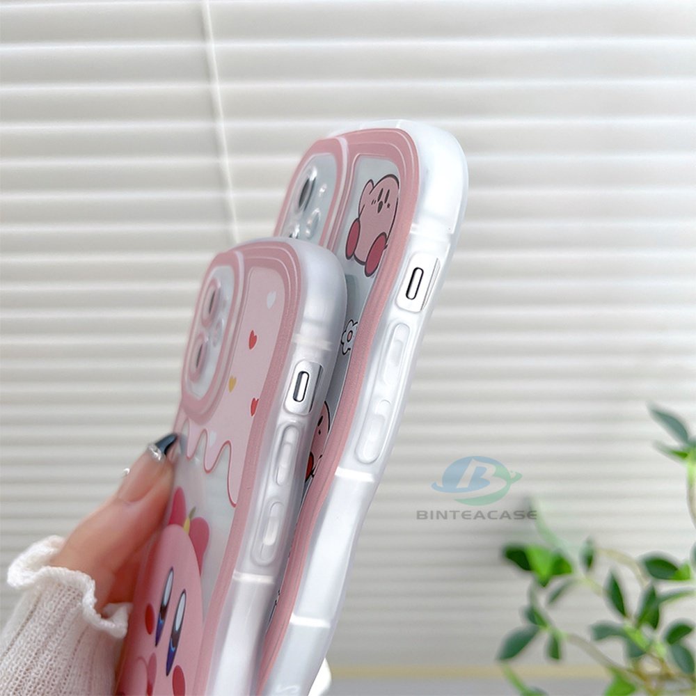 Casing TPU Redmi Note 11 Pro 11S 10C 10A 9C 9A 10 9T 9 Note 10 5G 10s 9 8 Poco X3 NFC M3 Motif Kartun Kirby Pig