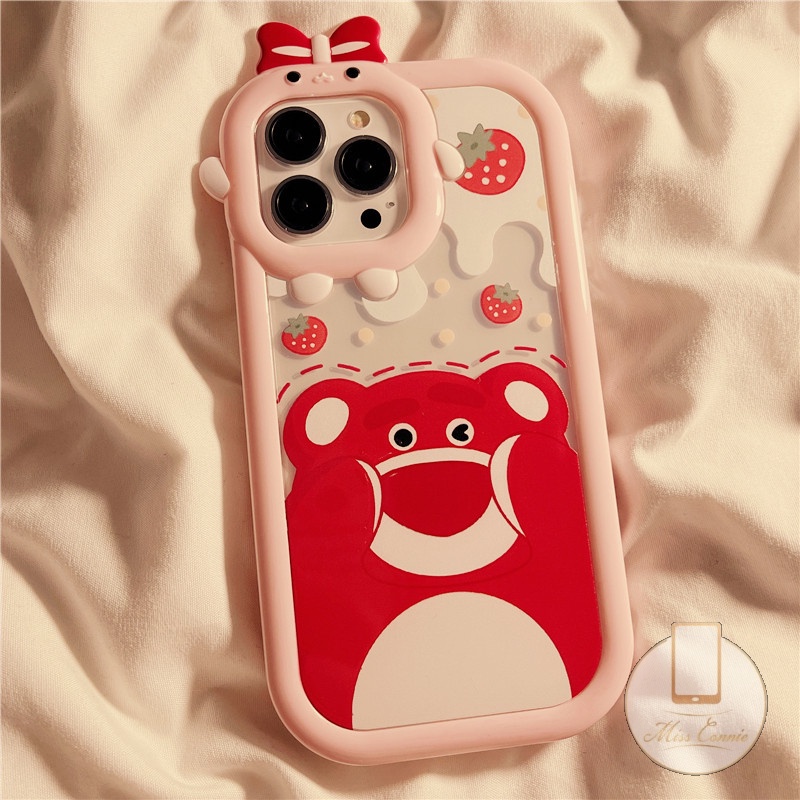 Case Losto Kartun Kartun Untuk Redmi 10A 9A 9A 9a1 A1+ 10 9T 10C 9C NFC PO CO M3 X3 Pro Note10 11Pro+9 9Pro 11 8 9s 11s Cute Winnie The Pooh Lovely 3D Bow Little Monster Lens Sarung