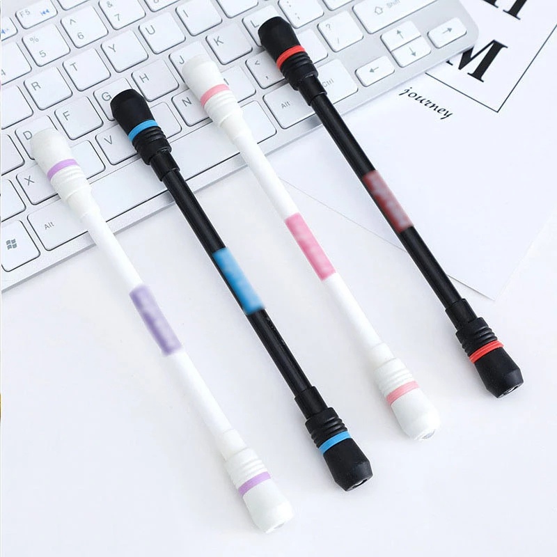 1pc Bolpoin Gel Desain Balance Finger Lucu Untuk Stationery Pelajar / Pemula