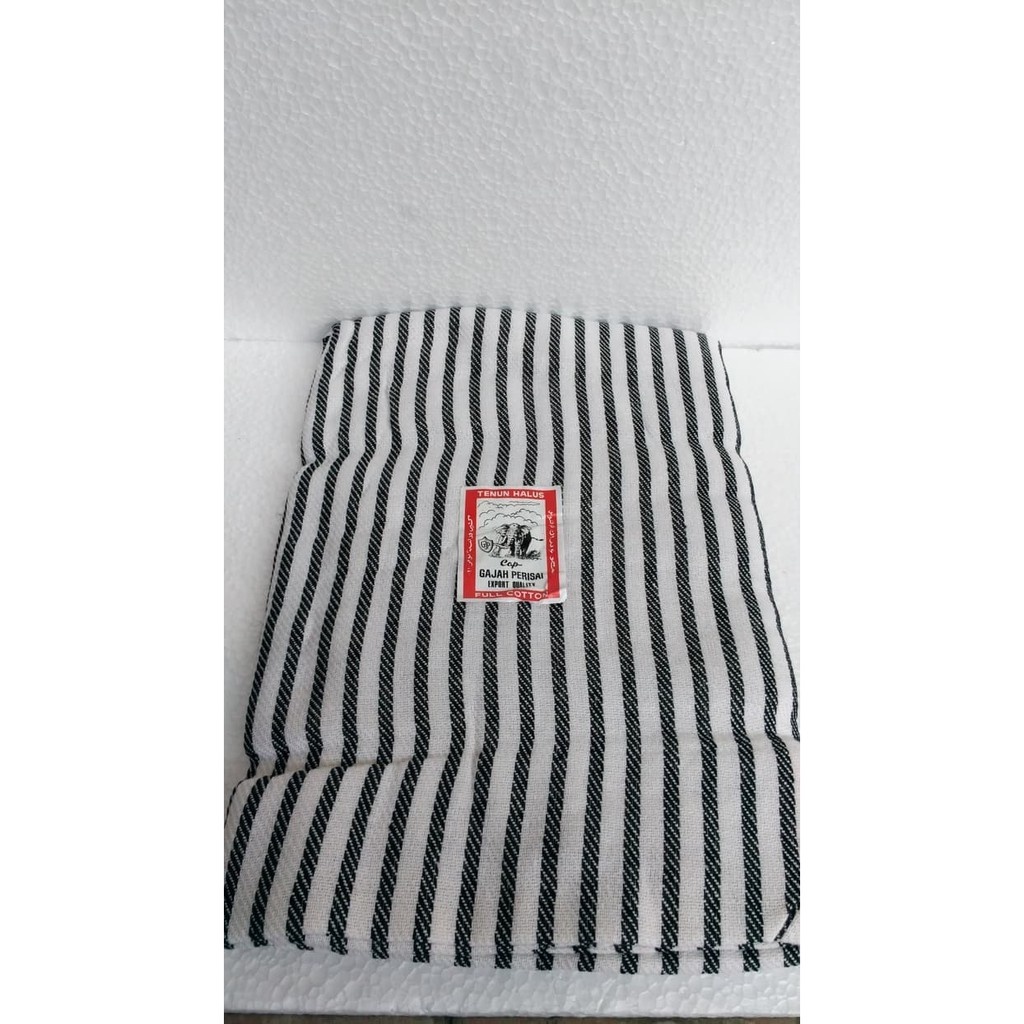 Selimut Salur / Selimut Hitam Putih Cap Gajah Perisai